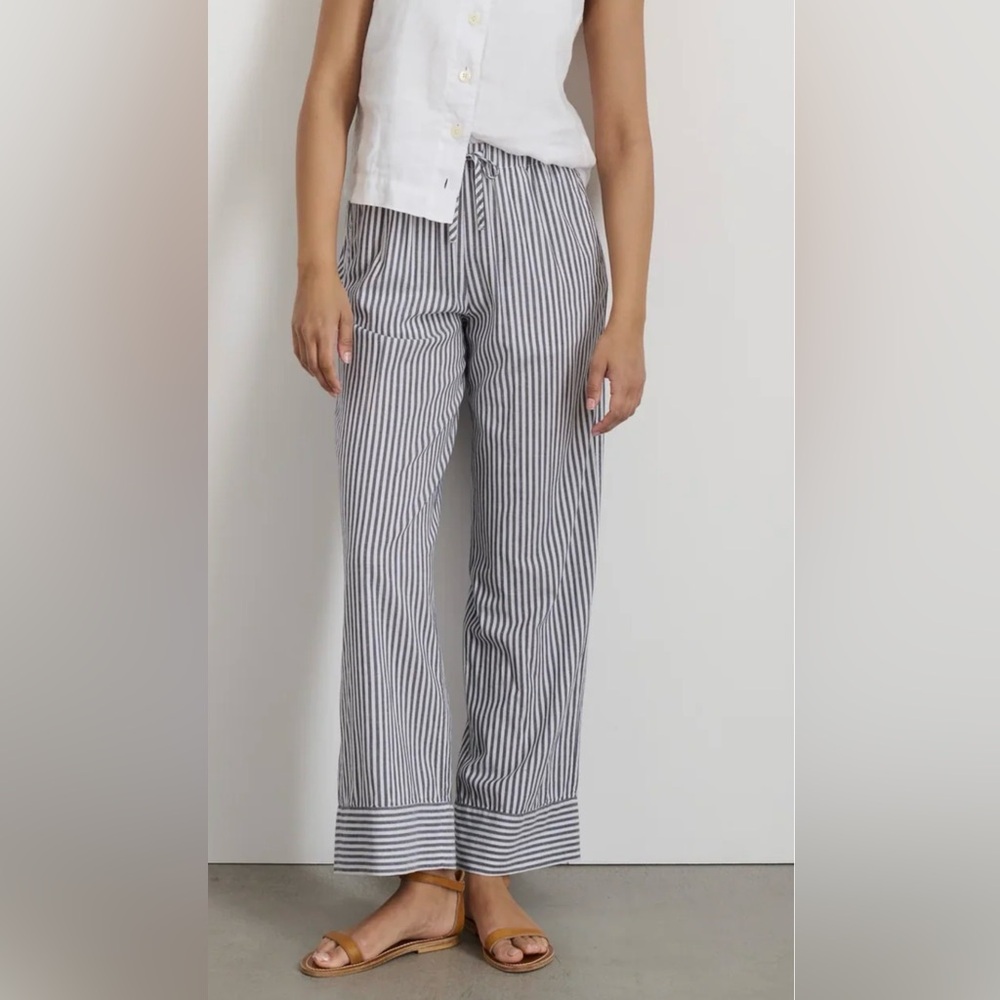 Alex Mill Navy & White Stipe Pant - Like New S